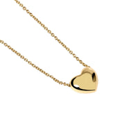 Mabina Girocollo argento placcato oro con cuore 553741